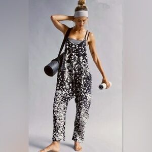 Free People Hot Shot Onesie Wildside Black Combo Print RARE